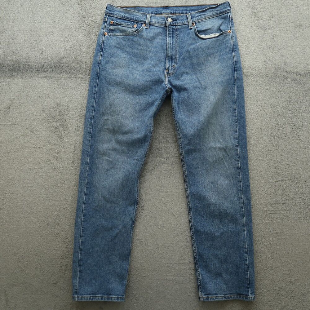 Levi's Jeans Mens Size 36x32 Blue 505 Regular Fit Straight Denim Medium Wash